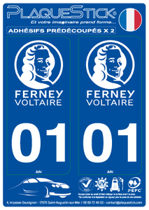 01 -Ferney-Voltaire PlaqueStick