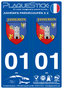 01 -Jasseron "Blason" PlaqueStick