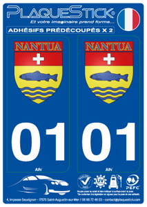 01 -Nantua "Blason" PlaqueStick