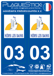 03 -Néris-les-Bains PlaqueStick