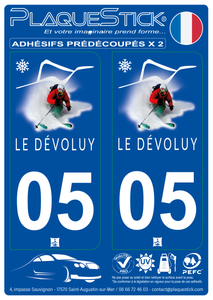 05 -Le Dévoluy PlaqueStick