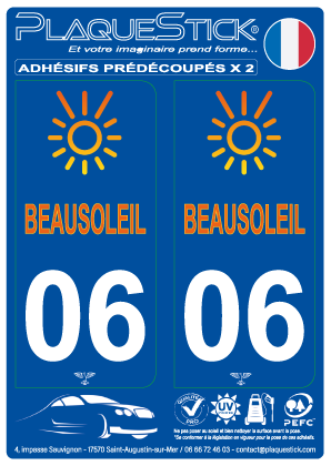 06 -Beausoleil PlaqueStick