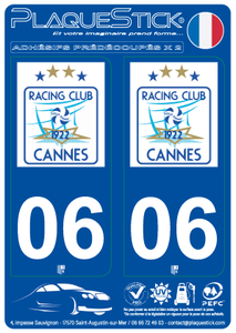 06 -Cannes "Racing Club" Volley PlaqueStick