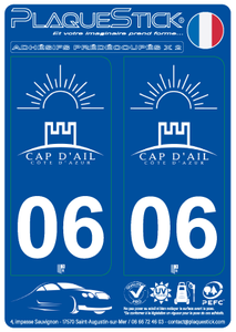 06 -Cap d'Ail PlaqueStick