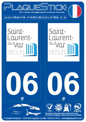 06 -Saint-Laurent-du-Var PlaqueStick