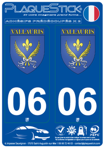 06 -Vallauris "Blason" PlaqueStick