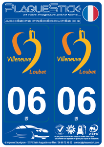 06 -Villeneuve-Loubet PlaqueStick