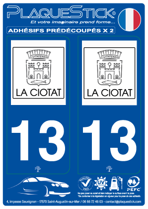 13 -La Ciotat PlaqueStick