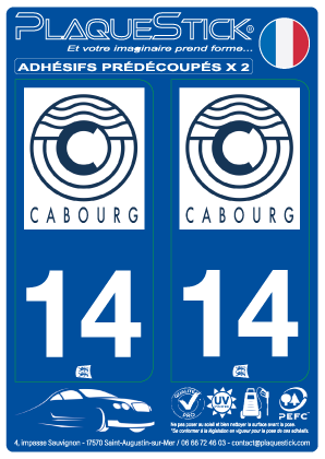 14 -Cabourg PlaqueStick