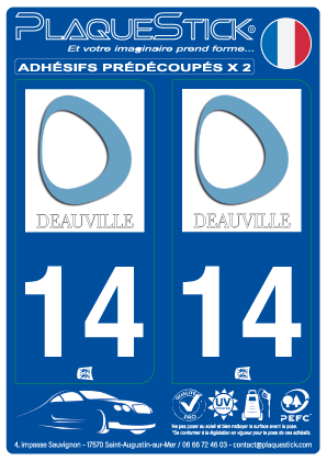 14 -Deauville PlaqueStick