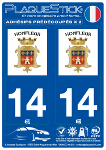 14 -Honfleur PlaqueStick