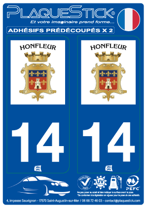 14 -Honfleur PlaqueStick