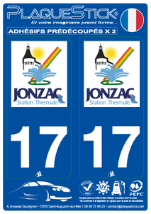 17 -Jonzac PlaqueStick