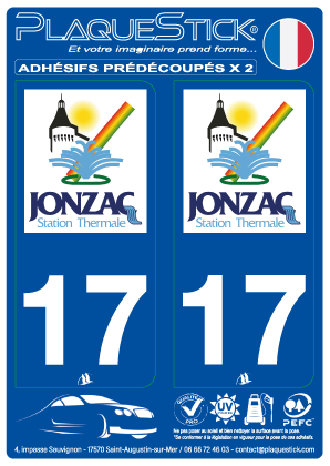 17 -Jonzac PlaqueStick