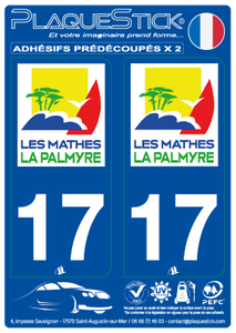 17 -Les Mathes - La Palmyre PlaqueStick