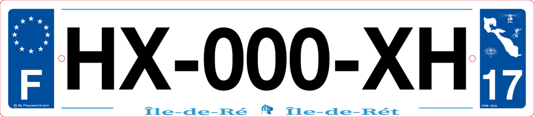 17 -Plaque immatriculation 