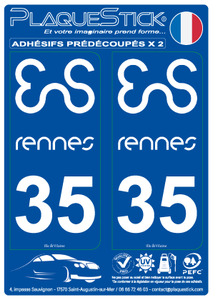 35 -Rennes "École Normale Supérieure" PlaqueStick