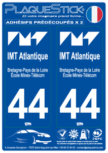 44 -Nantes "IMT Atlantique" PlaqueStick