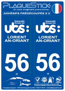 56 -Lorient "UBS" PlaqueStick