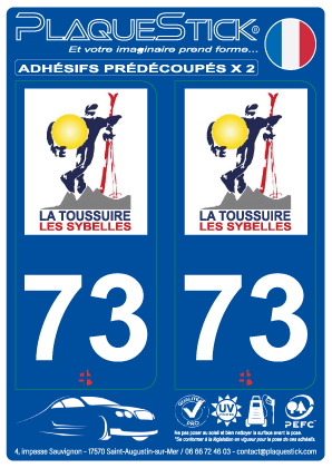 73 -La Toussuire - Les Sybelles PlaqueStick