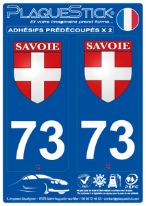 Savoie "Blason" PlaqueStick