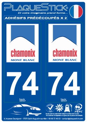 74 -Chamonix PlaqueStick