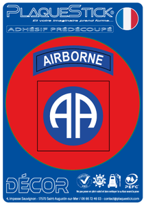 82e Airbonne "Rond" Décor PlaqueStick