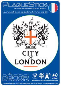 101 -Angleterre "City of London Arms" Décor PlaqueStick