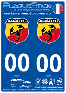 Abarth PlaqueStick