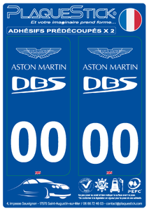 Aston Martin "DBS" PlaqueStick