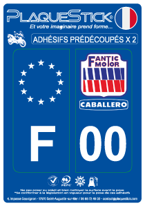 Fantic-Caballero PlaqueStick