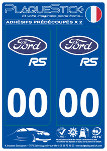 Ford "RS" PlaqueStick