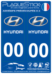 Hyundai PlaqueStick