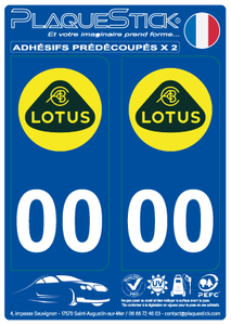 Lotus "2019" PlaqueStick