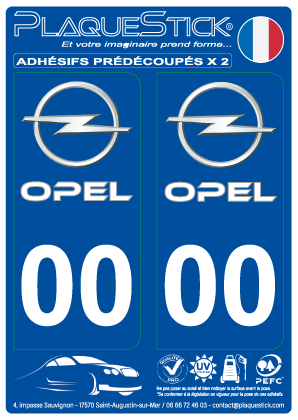 Opel PlaqueStick