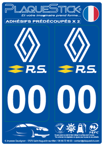 Renault Sport "2021" PlaqueStick