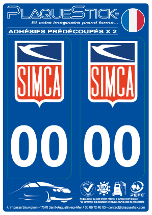 Simca PlaqueStick