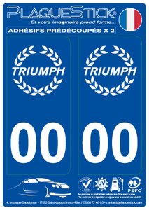 Triumph "Laurier" PlaqueStick